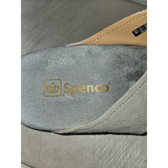 Spenco Women Gray Suede Flip Flop Sandals Comfort Orthotic Size 9 - Picture 7 of 14